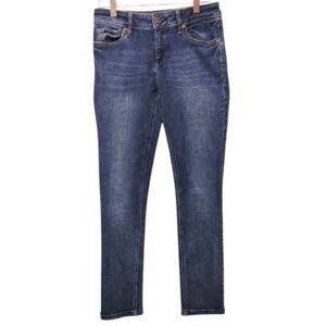 DL1961 Women's Angel Blue Jeans in wall Skinny Ankle Mid-rise Size 25